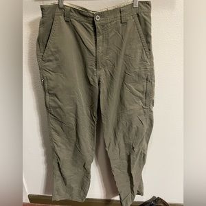 REI men’s technical hike pant, 32X30, light green, new without tags